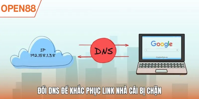 Đổi DNS để khắc phục link nhà cái bị chặn