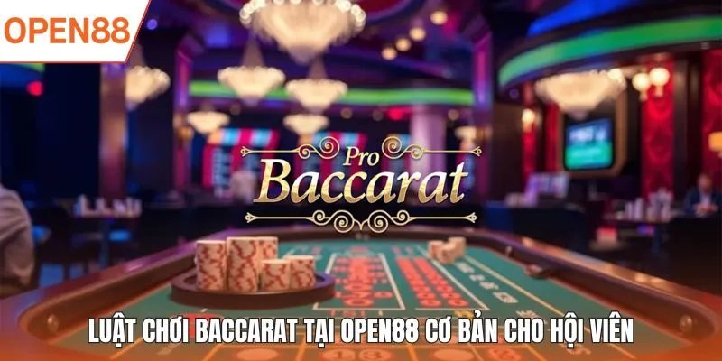 Luật chơi baccarat tại OPEN88 cơ bản cho hội viên